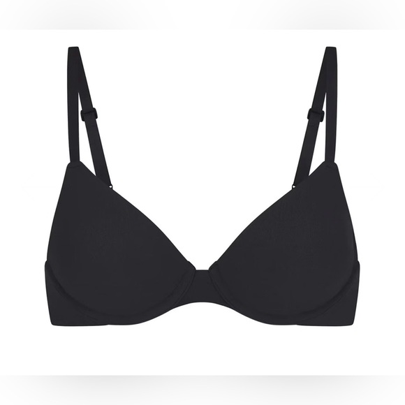 SKIMS Fits Everybody T-Shirt Bra - NWOT - Color Onyx - Size 38A - Picture 4 of 4